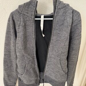 Lululemon Athletica Heather Gray Zip-Up Jacket